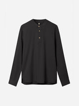 Immaculate Vegan - KOMODO Elijah Men's Organic Linen Cotton Shirt | Black