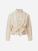 Immaculate Vegan - KOMODO Jungle Women's Organic Cotton Shirt | Candy Stripe