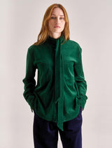 Immaculate Vegan - KOMODO Women's Ford Velvet Top | Green