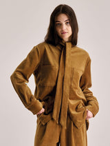 Immaculate Vegan - KOMODO Women's Ford Velvet Top | Olive