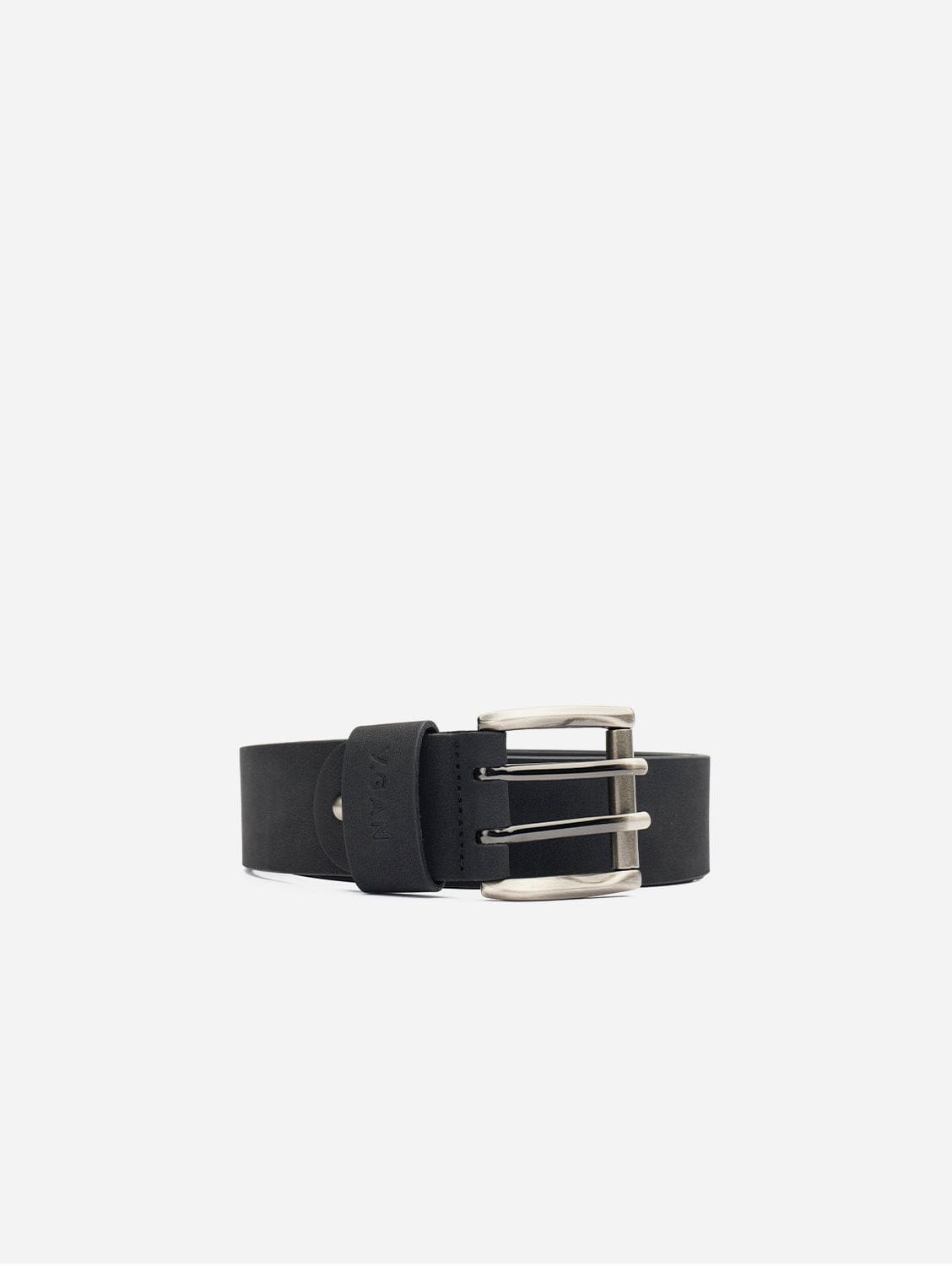 Casual Men's Vegan Leather Belt Black