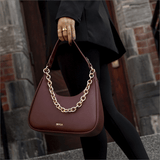 Immaculate Vegan - SKYLA CHARLIE Vegan Shoulder Bag - Auburn
