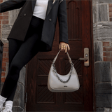 Immaculate Vegan - SKYLA CHARLIE Vegan Shoulder Bag - Stone Grey