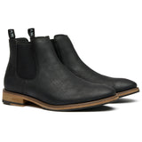 Immaculate Vegan - V.GAN Chilli Men's Vegan Leather Chelsea Boots | Black