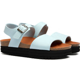 Immaculate Vegan - V.GAN Clove Women's Vegan Flatform Sandals | Light Blue