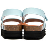 Immaculate Vegan - V.GAN Clove Women's Vegan Flatform Sandals | Light Blue