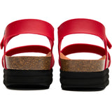Immaculate Vegan - V.GAN Clove Women's Vegan Flatform Sandals | Red