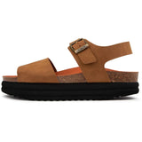 Immaculate Vegan - V.GAN Clove Women's Vegan Flatform Sandals | Caramel