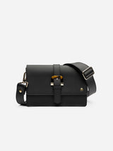 Immaculate Vegan - V.GAN Coco Vegan Leather Tortoiseshell Crossbody Bag | Black ONE SIZE