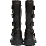 Immaculate Vegan - V.GAN Cosmic Women's Vegan Leather Biker Boots | Black
