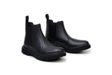 Immaculate Vegan - Green Laces Green Laces Chelsea Boots - Black