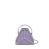Immaculate Vegan - Thalie Cleo Mini Strass Vegan Bag | Amethyst
