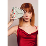 Immaculate Vegan - Thalie Cleo Mini Strass Vegan Bag | Mint