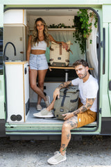 Immaculate Vegan - 8000kicks Nomad Backpack - The 3-in-1 expandable hemp backpack for nomads