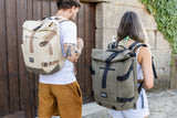 Immaculate Vegan - 8000kicks Nomad Backpack - The 3-in-1 expandable hemp backpack for nomads