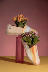 Immaculate Vegan - Lazuli My Mule Dawn Vegan Slide Espadrilles | Orange