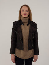 Immaculate Vegan - Eloquere Diva Vegan Suede Jacket | Black