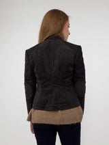 Immaculate Vegan - Eloquere Diva Vegan Suede Jacket | Black