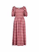 Immaculate Vegan - Baukjen Davina Gingham Midi Dress
