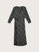 Immaculate Vegan - Baukjen Kylar Printed Jersey Midi Dress | Steel Leopard