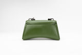 Immaculate Vegan - Eslla Dharma Desserto Cactus Leather Vegan Crossbody With Gunmetal Chain | Green With Green Trim