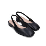 Immaculate Vegan - NAE Vegan Shoes Diana Vegan Apple Leather Slingback Pumps | Black