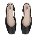 Immaculate Vegan - NAE Vegan Shoes Diana Vegan Apple Leather Slingback Pumps | Black