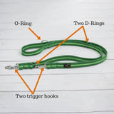 Immaculate Vegan - Oscar & Hooch Signature Range Dog Training Lead | Multiple Colours