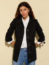 Immaculate Vegan - Baukjen Drake Organic Cotton Utility Jacket | Black
