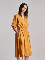 Immaculate Vegan - KOMODO Dusk Women's Organic Cotton Dress | Orange