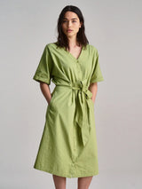 Immaculate Vegan - KOMODO Dusk Women's Organic Cotton Dress | Sage
