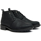 Immaculate Vegan - V.GAN Endive Men's Vegan Leather Chukka Boots | Black