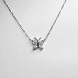 Immaculate Vegan - BLOOMTINE Enchanting Flutterfly™ Sterling Silver Butterfly Necklace | Silver