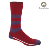 Immaculate Vegan - Peper Harow Men's Organic Cotton Socks Bundle | Burgundy Multi