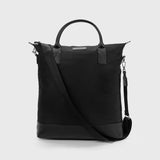 Immaculate Vegan - Oliver Co. London Everyday Vegan Recycled Leather & Nylon Tote Bag | Black