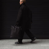 Immaculate Vegan - Oliver Co. London Everyday Vegan Recycled Leather & Nylon Tote Bag | Black