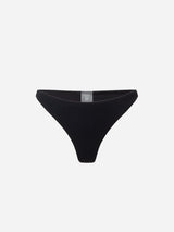Immaculate Vegan - AQVA Swimwear Turqueta Recycled Polyamide Bikini Bottom | Black