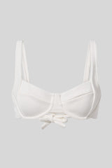 Immaculate Vegan - AQVA Swimwear Turqueta Recycled Polyamide Bikini Top | Nude