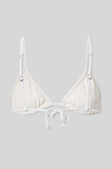 Immaculate Vegan - AQVA Swimwear Tortuga Recycled Polyamide Bikini Top | Nude