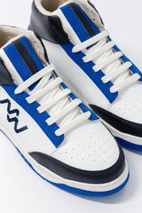 Immaculate Vegan - Mood Walk French Touch Unisex Vegan Corn Leather Sneakers | Blue Spirit