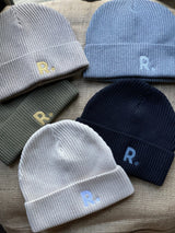 Immaculate Vegan - Ration.L RATION.L Logo R. Organic Beanie (Mercury Black) Mercury Black