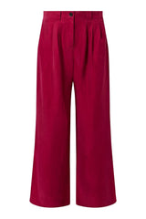 Immaculate Vegan - KOMODO LOLA - Cupro Trousers - Berry