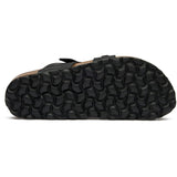 Immaculate Vegan - V.GAN Garlic Women's Comfort Vegan Leather Footbed Sandals | Black