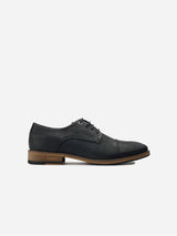 Immaculate Vegan - V.GAN Ginger 2 Men's Vegan Leather Derby Shoes | Black UK7 / EU41 / US8