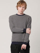 Immaculate Vegan - KOMODO Hakku Men's Organic Cotton Jumper | Navy