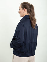 Immaculate Vegan - Protected Species Waterproof Harrington Jacket | Navy