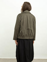 Immaculate Vegan - Protected Species Waterproof Harrington Jacket | Dark Olive