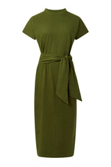Immaculate Vegan - KOMODO FONDA - Organic Cotton Dress - Green