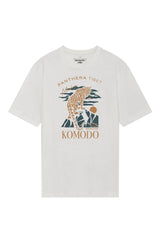 Immaculate Vegan - KOMODO PANTHERA - Organic Cotton Tee - White