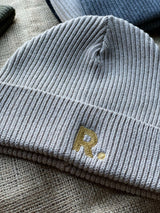 Immaculate Vegan - Ration.L RATION.L Logo R. Organic Beanie (Space Grey) Space Grey